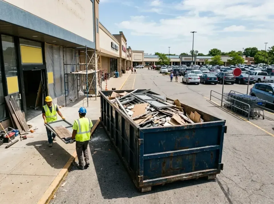 retail-store-renovation-debris-003 — frequently asked questions, Roll-off Dumpster Rentals in Parole, MD